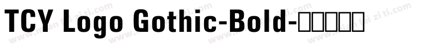 TCY Logo Gothic-Bold字体转换